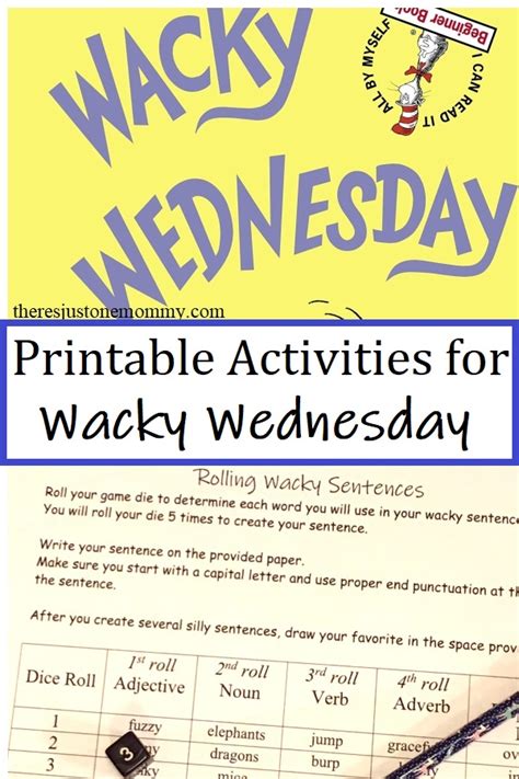 Printable Wacky Wednesday Activities